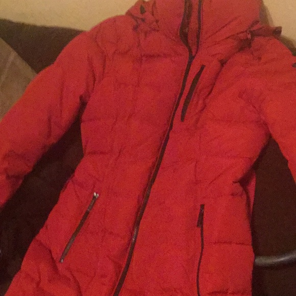 Women’s large Michael Kors down jacket red - Picture 1 of 2